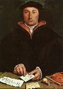 Portrait of Dirck Tybis Hans Holbein